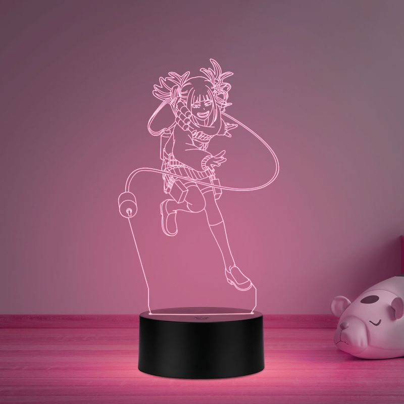 3D Led Night lamp My Hero Academia himiko togo452 Anime lamp